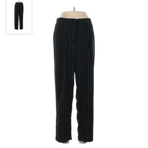 H&M Divided Black Striped Dress Pants